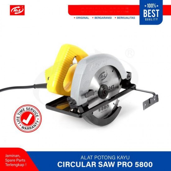 HL Pro 5800 Circular Saw Mesin Potong Kayu 1000 Watt HL Pro 5800 Circular Saw Mesin Potong Kayu 1000 Watt