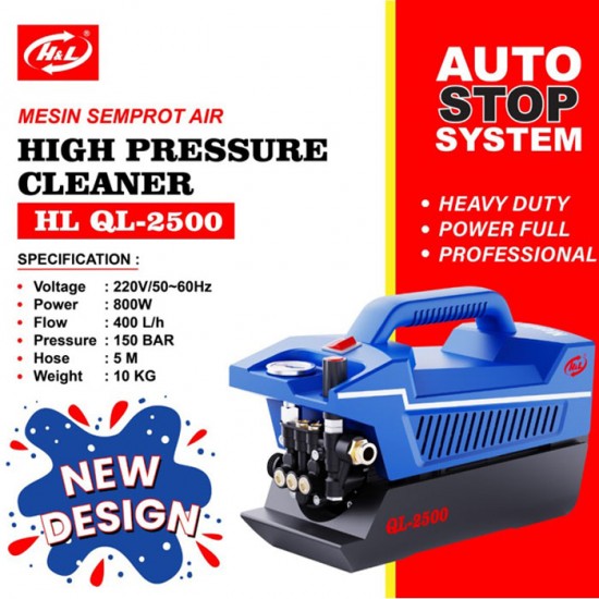 HL QL-2500 High Pressure Jet Cleaner Mesin Semprot Air Cuci Steam HL QL-2500 High Pressure Jet Cleaner Mesin Semprot Air Cuci Steam
