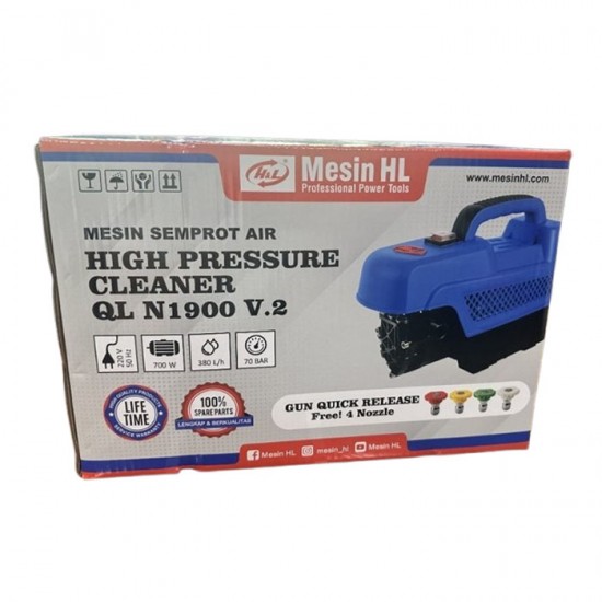 HL QL-1900 N1900 V.2 High Pressure Jet Cleaner Mesin Semprot Air Cuci Steam HL QL-1900 N1900 V.2 High Pressure Jet Cleaner Mesin Semprot Air Cuci Steam