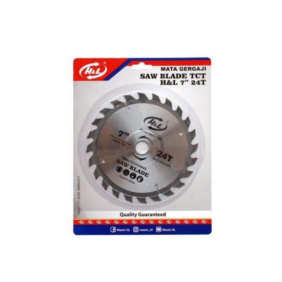 HL Mata Gergaji Circular Saw Blade 7 Inch TCT HL Mata Gergaji Circular Saw Blade 7 Inch TCT