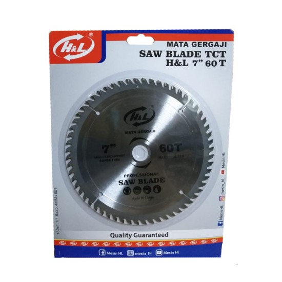 HL Mata Gergaji Circular Saw Blade 7 Inch TCT HL Mata Gergaji Circular Saw Blade 7 Inch TCT