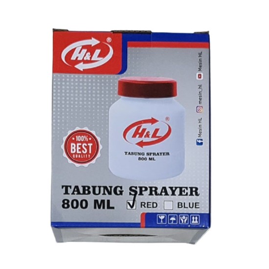 HL Tabung Sprayer Botol Cat 800ml HL Tabung Sprayer Botol Cat 800ml