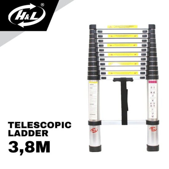 HL Tangga Teleskopik 3.8 Meter Telescopic Ladder HL Tangga Teleskopik 3.8 Meter Telescopic Ladder
