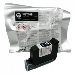 HP W3T10B Black 2590 Solvent Print Cartridge 47 ml TIJ Printer