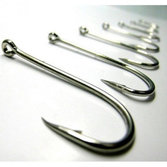 Kail Pancing Bahan Karbon Steel isi 100pcs Kail Pancing Bahan Karbon Steel isi 100pcs