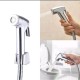 Jet Shower Kloset Toilet set 3Pcs Selang Flexible Bidet Chrome Jet Shower Kloset Toilet set 3Pcs Selang Flexible Bidet Chrome