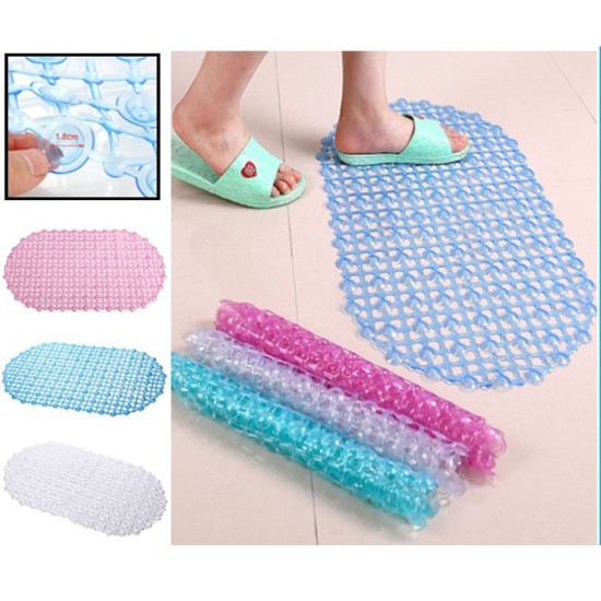 Keset Kamar Mandi Anti Slip Bahan PVC Bath Mat Keset Kamar Mandi Anti Slip Bahan PVC Bath Mat