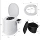 Kloset Duduk Toilet Portable Dengan Ember Lansia Ibu Hamil Kloset Duduk Toilet Portable Dengan Ember Lansia Ibu Hamil