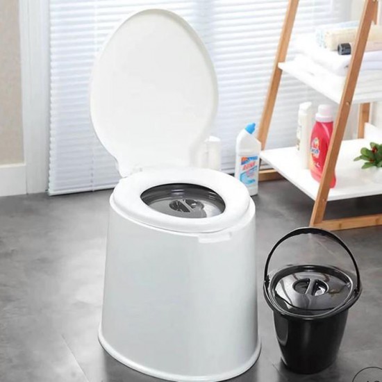 Kloset Duduk Toilet Portable Dengan Ember Lansia Ibu Hamil Kloset Duduk Toilet Portable Dengan Ember Lansia Ibu Hamil