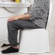 Kloset Duduk Toilet Portable Dengan Ember Lansia Ibu Hamil Kloset Duduk Toilet Portable Dengan Ember Lansia Ibu Hamil