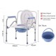 Kursi Pispot BAB Lipat Bangku Toilet Ember Commode Chair Kursi Pispot BAB Lipat Bangku Toilet Ember Commode Chair