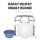 Kursi Pispot BAB Lipat Bangku Toilet Ember Commode Chair Kursi Pispot BAB Lipat Bangku Toilet Ember Commode Chair