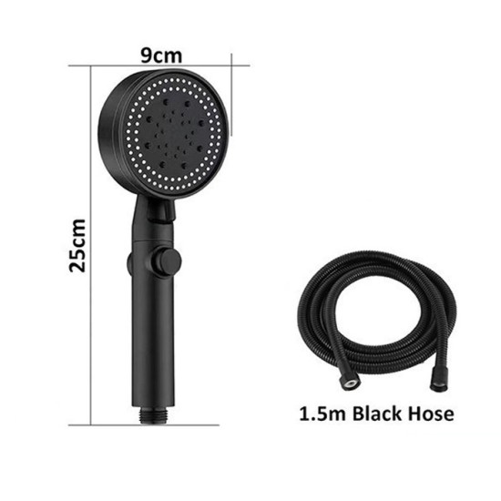 Paket Kepala Shower 5 Mode Selang 150cm Flexible Kamar Mandi Paket Kepala Shower 5 Mode Selang 150cm Flexible Kamar Mandi