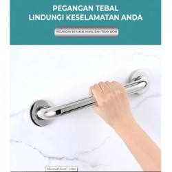 Pegangan Kamar Mandi Gagang Tangan Toilet Stainless Steel