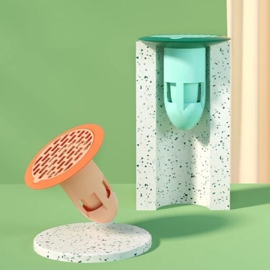 Saringan Pembuangan Air Kamar Mandi Bahan Plastik dan Silikon Saringan Pembuangan Air Kamar Mandi Bahan Plastik dan Silikon