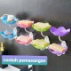 Tempat Sabun 2 Tingkat Model Bunga Wadah Holder Tempel Dinding