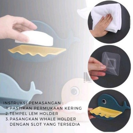 Kotak Sabun Batang Kamar Mandi Model Paus Kotak Sabun Batang Kamar Mandi Model Paus
