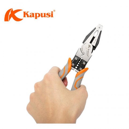 Kapusi K-8066 Tang Kombinasi 8.5 Inch 215mm Plus Kupas Kabel Kapusi K-8066 Tang Kombinasi 8.5 Inch 215mm Plus Kupas Kabel