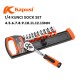 Kapusi K-9818 Kunci Sok 12 Pcs Shock Wrench CR-V 1/4 Inch Kapusi K-9818 Kunci Sok 12 Pcs Shock Wrench CR-V 1/4 Inch