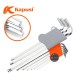 Kapusi K-0193 Kunci L isi 9 Pcs Hex Key Set Ballpoint Kapusi K-0193 Kunci L isi 9 Pcs Hex Key Set Ballpoint