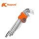 Kapusi K-0193 Kunci L isi 9 Pcs Hex Key Set Ballpoint Kapusi K-0193 Kunci L isi 9 Pcs Hex Key Set Ballpoint