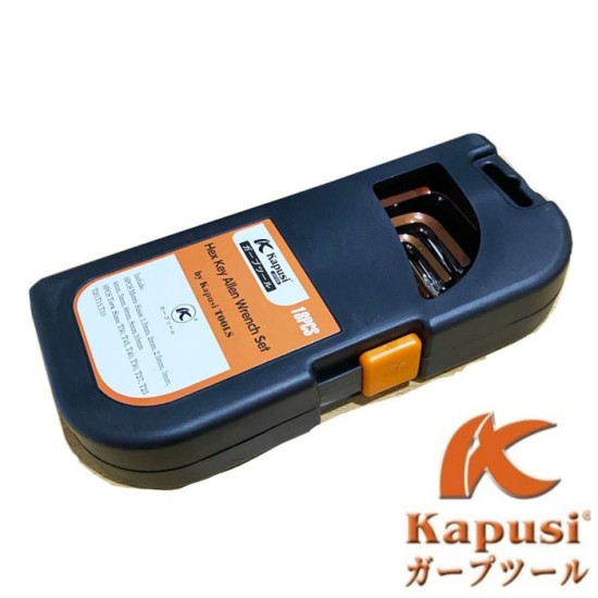 Kapusi K-0420 Kunci L isi 18 Pcs Hex Key Set Bintang Ballpoint Kapusi K-0420 Kunci L isi 18 Pcs Hex Key Set Bintang Ballpoint