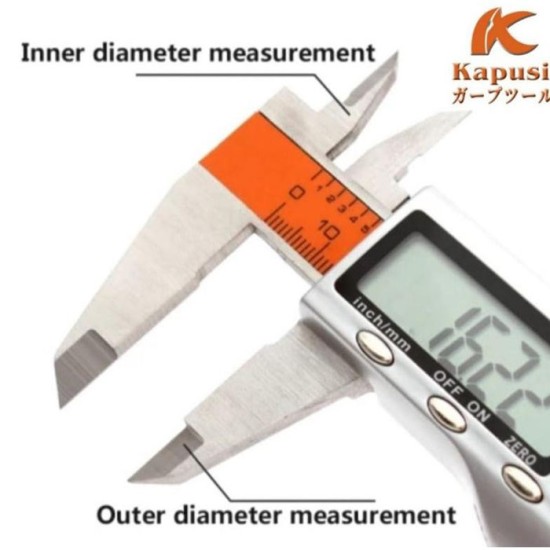 Kapusi K-2910 Sigmat Digital Caliper Jangka Sorong 150mm 15cm Kapusi K-2910 Sigmat Digital Caliper Jangka Sorong 150mm 15cm