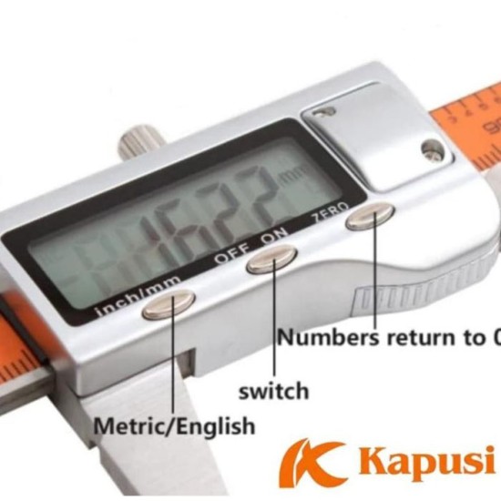 Kapusi K-2910 Sigmat Digital Caliper Jangka Sorong 150mm 15cm Kapusi K-2910 Sigmat Digital Caliper Jangka Sorong 150mm 15cm