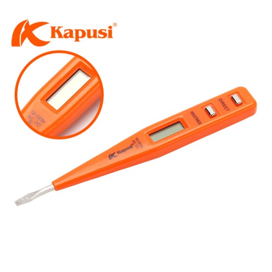 Kapusi K-9061 Obeng Tespen Testpen Test Pen Digital Voltage Induction Kapusi K-9061 Obeng Tespen Testpen Test Pen Digital Voltage Induction