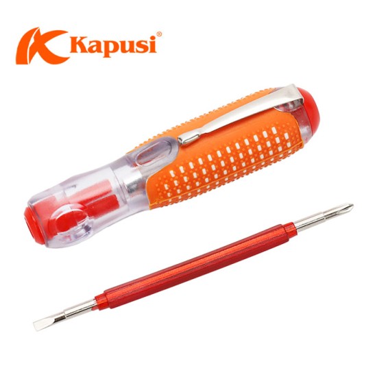 Kapusi K-9066 Obeng Tespen Testpen Test Pen Bolak Balik Voltage Tester Kapusi K-9066 Obeng Tespen Testpen Test Pen Bolak Balik Voltage Tester