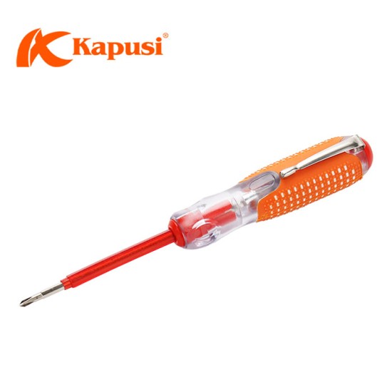 Kapusi K-9066 Obeng Tespen Testpen Test Pen Bolak Balik Voltage Tester Kapusi K-9066 Obeng Tespen Testpen Test Pen Bolak Balik Voltage Tester