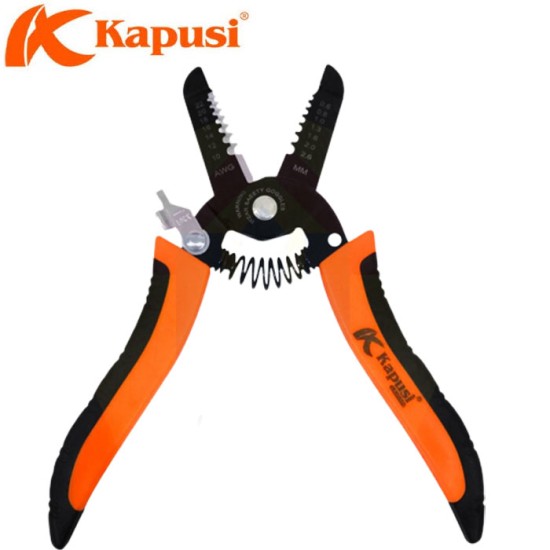 Kapusi K-9100 Tang Kupas Kabel 7 Inch Multifunction Wire Stripper Kapusi K-9100 Tang Kupas Kabel 7 Inch Multifunction Wire Stripper