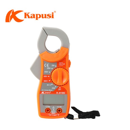 Kapusi K-9186 Tang Ampere Kecil Digital Clamp Multimeter Kapusi K-9186 Tang Ampere Kecil Digital Clamp Multimeter