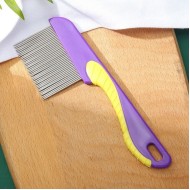 Serit Kutu Gagang Panjang Besi Sisir Rambut