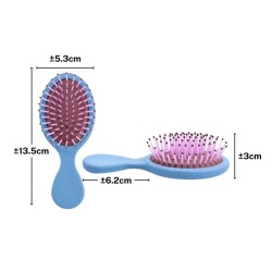 Sisir Rambut Anti Kusut Rontok Mini Bulat Blow Hair Comb