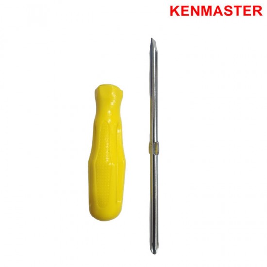 Kenmaster Obeng Bolak Balik Plus Minus 3 Inch Kuning Kenmaster Obeng Bolak Balik Plus Minus 3 Inch Kuning