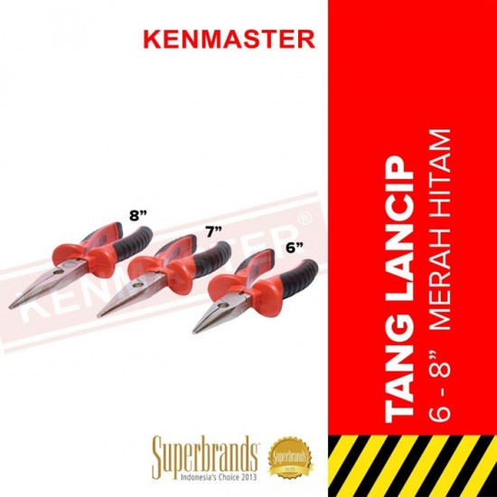 Kenmaster Tang 6 Inch Kombinasi Lancip Kenmaster Tang 6 Inch Kombinasi Lancip