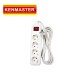 Kenmaster F1 Stop Kontak 6 Lubang 4 Meter