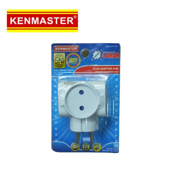 Kenmaster 418B Steker 4 Colokan Plug Adaptor