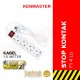 Kenmaster F1 Stop Kontak 4 Lubang Switch Kenmaster F1 Stop Kontak 4 Lubang Switch