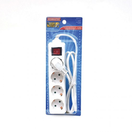 Kenmaster F1 Stop Kontak 4 Lubang Switch Kenmaster F1 Stop Kontak 4 Lubang Switch