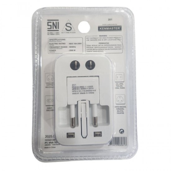Kenmaster KM-931 Universal Travel Adaptor