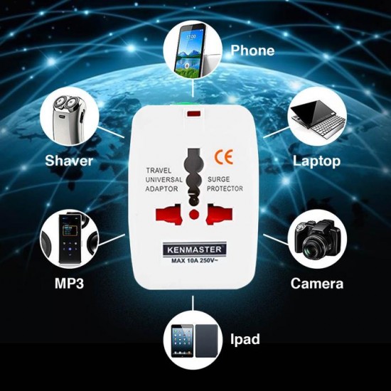 Kenmaster KM-931 Universal Travel Adaptor