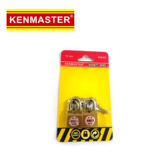 Kenmaster Gembok 16mm isi 2pcs Kenmaster Gembok 16mm isi 2pcs