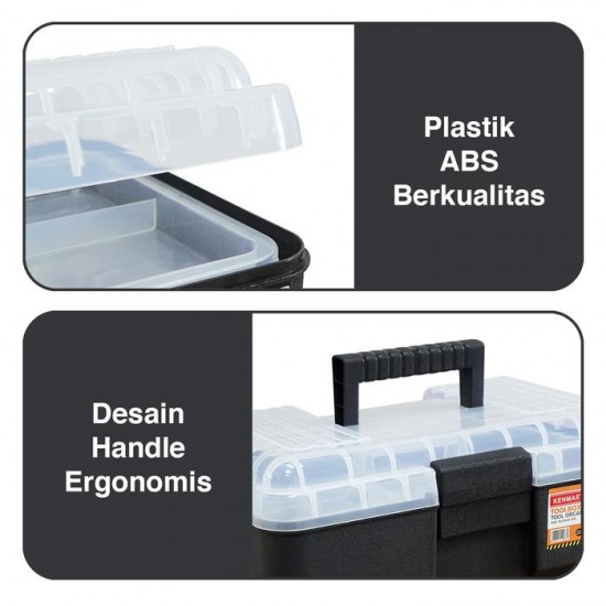 Kenmaster B390 Toolbox Tool Organizer Box Kotak Perkakas Kenmaster B390 Toolbox Tool Organizer Box Kotak Perkakas