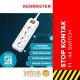 Kenmaster DX404 Stop Kontak 4 lobang F1-44 Dengan Proteksi Overheat