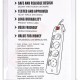 Kenmaster DX404 Stop Kontak 4 lobang F1-44 Dengan Proteksi Overheat