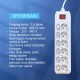Kenmaster F1-66 DX604 Stop Kontak 6 Lubang On Off Kenmaster F1-66 DX604 Stop Kontak 6 Lubang On Off
