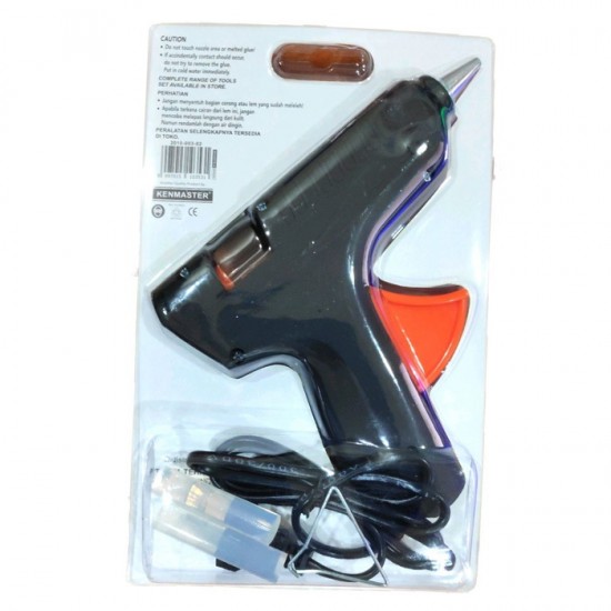 Kenmaster KM-KS40 Glue Gun 40Watt Switch On Off - Lem Tembak 40 Watt