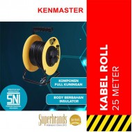 Kenmaster Kabel Roll 25 Meter 3 x1mm - Kabel Rol SNI 4 Lubang 25M Kenmaster Kabel Roll 25 Meter 3 x1mm - Kabel Rol SNI 4 Lubang 25M